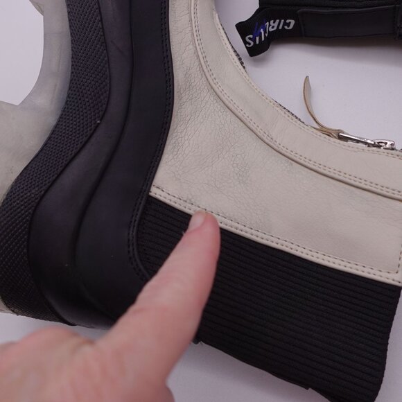 Circus NY by Sam Edelman Women's Bethanie Lug Sole Rain Booties Zip Front Size 7 - Picture 9 of 11